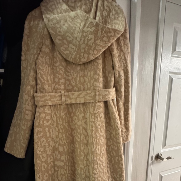 L.A.M.B. Gwen Stefani Balmacaan Camel long wool jacket - Picture 3 of 10